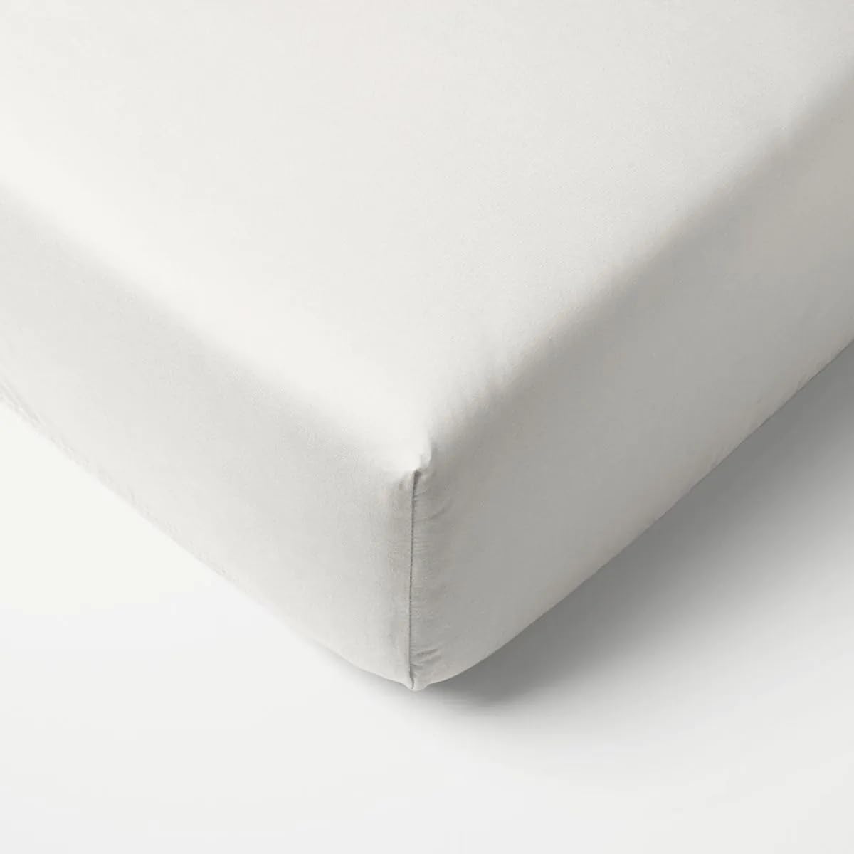 Mon PTIT Dodo Jersey Fitted Sheet 60 x 120 cm White