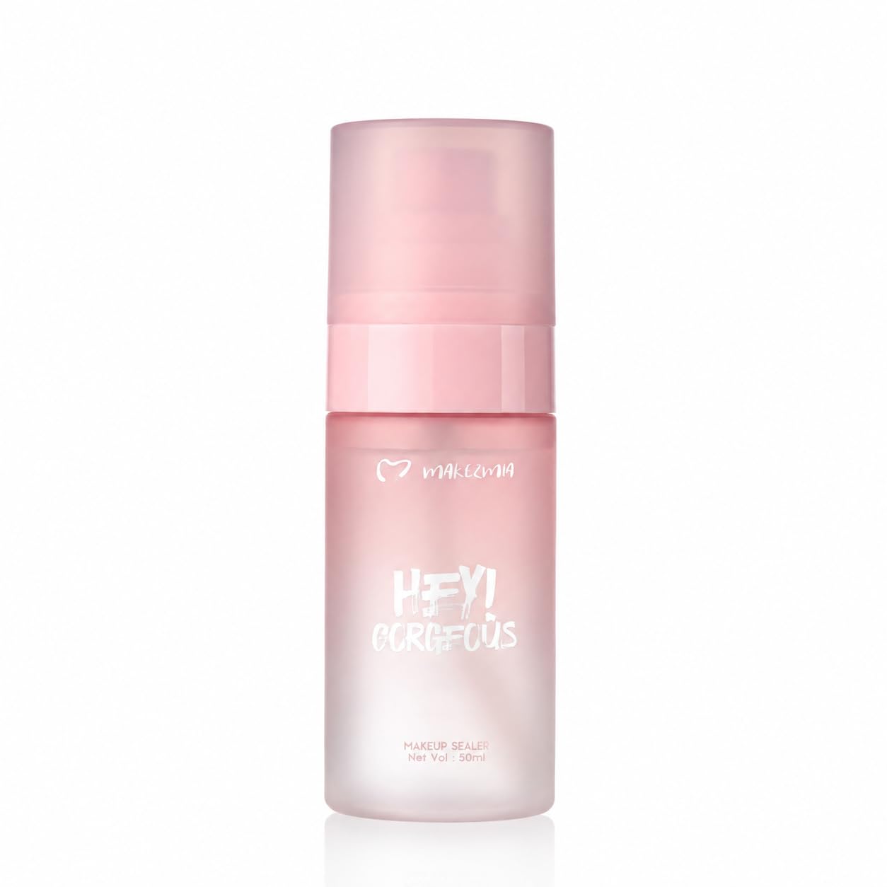 makezmia hey gorgeous makeup sealer spray 50ml | lightweight, fast-drying formula | long-lasting wear | non-sticky finish | helps reduce smudging & fading