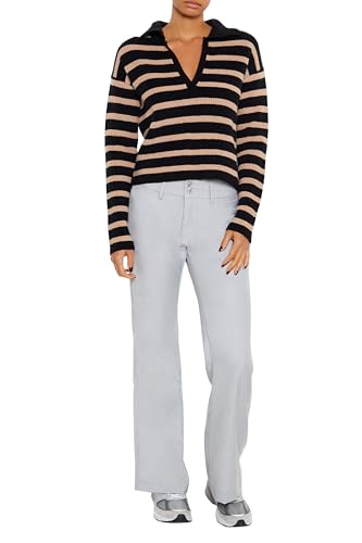 Forever 21 Women's Striped Rib-Knit Sweater2