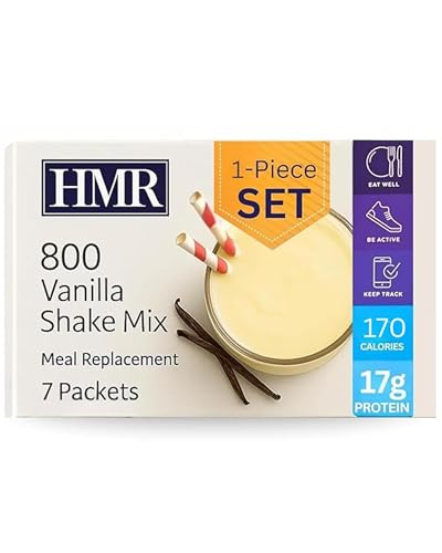 HMR 800 Vanilla Meal Replacement Shake Mix, 17g Protein, 21 Servings