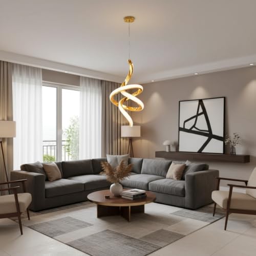 Image of BrightLyt LED Hanging Lights for Living Room /Bedside, Pendant Lights for Ceiling of Kitchen Island, Hanging Lights for Home Decoration /Dining Area /Cafe (Pack of 1)