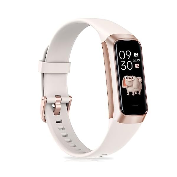 Fitness Tracker with Heart Rate, Step Counter, Sleep Monitor, Calorie Tracking, Activity Tracker with 1.1″ AMOLED Touch Color Screen, Waterproof Step Tracker for Android iPhones Women Men Kids