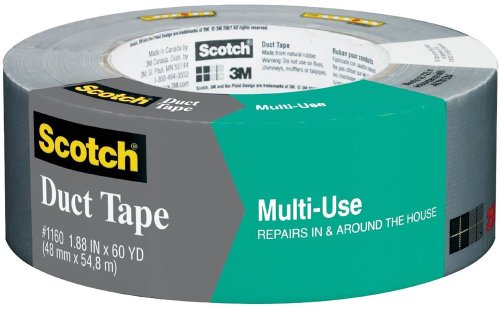 3M Scotch 1160-DC Multi Purpose Duct Tape, 60 yds Length x 2