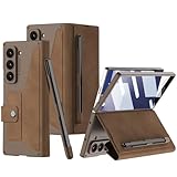 [Porte-stylo] - Cet étui à Samsung Galaxy Z Fold 7 récemment sorti avec support S Pen,étui z fold 7 est doté d’une fente dédiée pour maintenir votre S Pen en toute sécurité, ce qui vous permet d’y accéder facilement chaque fois que vous avez besoin de prendre des notes ou de laisser libre cours à votre créativité. Restez organisé et soyez toujours prêt à capturer vos idées sans effort, Apportez beaucoup de compliments et de commodité pour votre Samsung Fold 7.（Le S pen n’est pas inclus！）