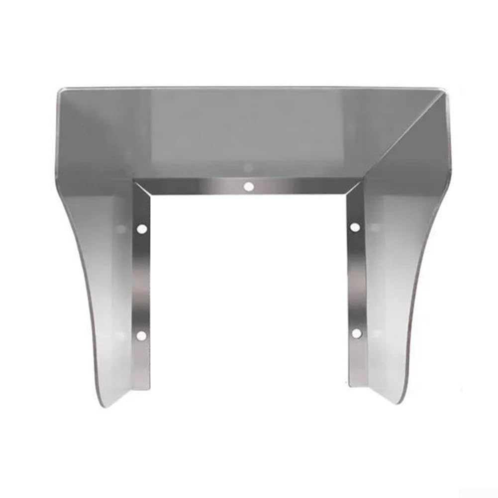 Copertura antipioggia in acciaio inox per campanello e citofono, impermeabile, in metallo, per telecamere, campanelli e citofono (125 mm)