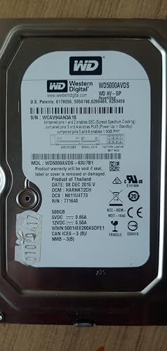 Image of CCTV DVR Video HD 3.5 inch 500 GB Internal Hard Drive
