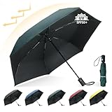 Herreicher UV Schirm Reise Regenschirm Automatik - Kompakt Faltbar Tragbar UV-Schutz Taschenschirm...
