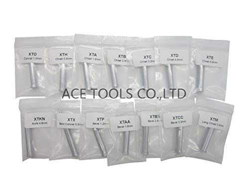 Image of XT Series XTKN O H A B C D E F AA BB CC M X Soldering Tip replacement fit WXP120 WP120 WP120IG WX1010 WX2020 WT1010H WD1000HPT Solder Station Iron Consumer Tips (14 Pieces)