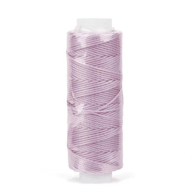 Hilo de Coser，Hilo de poliéster Hilo de Coser, cordón de Hilo Encerado de Cuero de 0,65 mm(24)