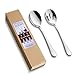 AOOSY Serving Spoons x 3, Slotted Spoons x 3, 8.7 inches Utility Advanced Performance Skimmer Perforated, Stainless Steel Serving Utensils Set for Buffet Can Banquet Cooking Kitchen Basics