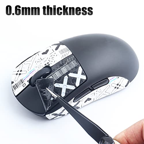 Jomkiz Mouse Grip Tape Fit For Logitech G Pro X Superlight,Self-Adhesive,Pre-Cut,Sweat-Resistant,Professional Mice Upgrade Kit,For The Most Demanding Gamers #TOP2
