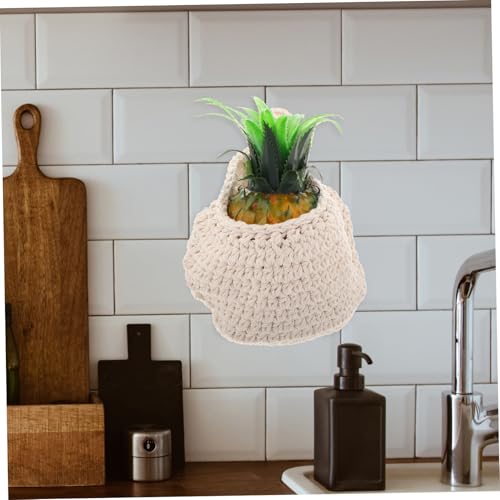 Hamaca colgante de frutas para una cocina ordenada y decoración de pared con estilo boho 7