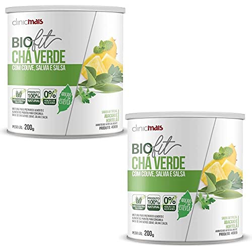 Kit 2x Chá Verde com Couve, Sálvia, Salsa 200g