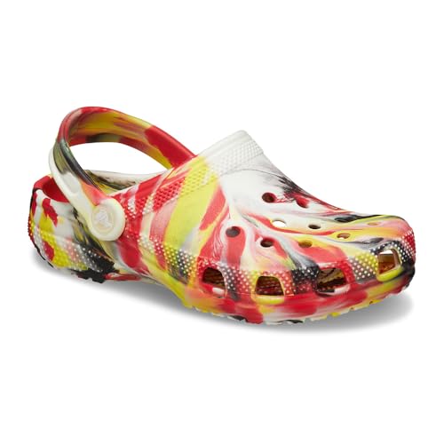 Image of Crocs Unisex-Child Classic Watercolor Marbled Clog