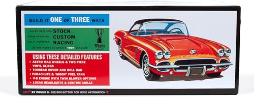 Platz AMT 1/25 1962 Chevrolet Corvette 3 en 1 miniatura 3