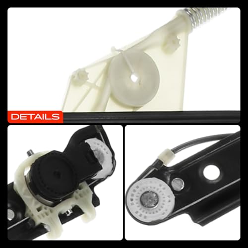 Frankberg Fensterheber ohne Motor Vorne Rechts Kompatibel mit 1er E81 116 118 120 123 130 2006-2011 1er E87 118 2007-2011 1er Coupe E82 118 120 123 125 135 2007-2013 Replace# 51337165596