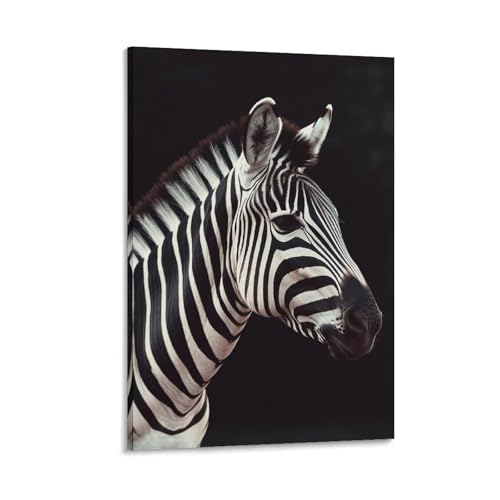 Toile murale zèbre pour salon moderne : créez une ambiance safari chic