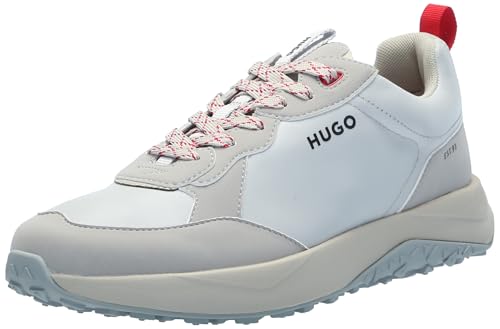 HUGO Men's Running Style Mix Material Sneakers, EU