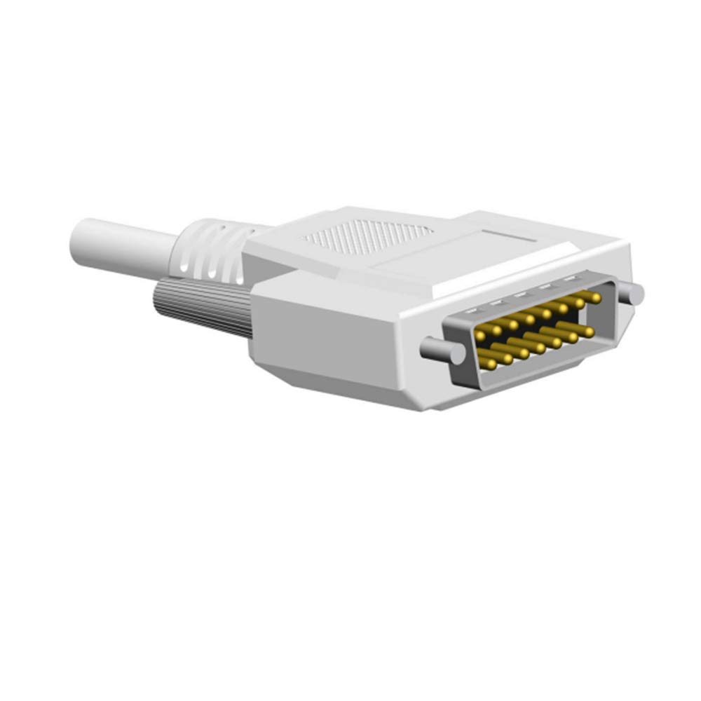 Cable Compatible Nihon Kohden EKG BJ-902D 10 Plomo IEC Banana 4.0 mm Conector Estándar Europeo SK1210B