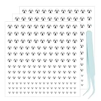 NOPKESV 3 Stück Lippenstecker, Fake-Nasenstecker, Augenbrauenstecker, nicht durchdringender Nasenstecker, Bauchnabelaufkleber zum Aufkleben (Silber)