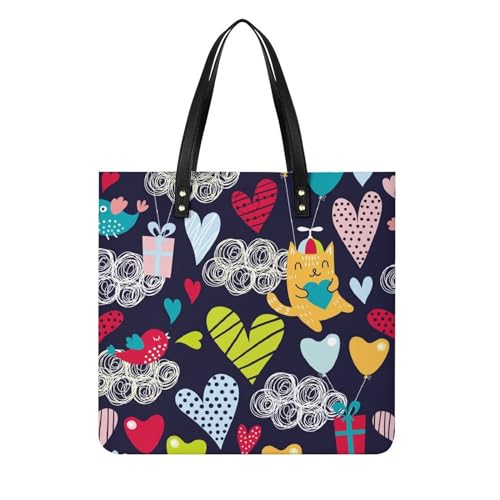 Sac à main Nuages D'amour | L'élégance d'un grand tote bag shopper poétique
