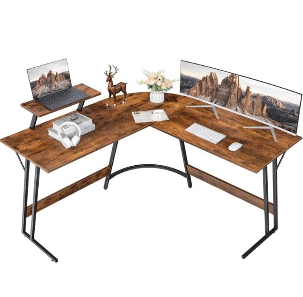 See full amazon price history chart for Deskio Engineered Wood L Shaped Table For Office | Corner Computer Table For Home Office| Diy, Brown Deskio Engineered Wood L Shaped Table For Office | Corner Computer Table For Home Office| Diy, Brown (B0D22YTTXT) Amazon Price History, Amazon Price Tracker