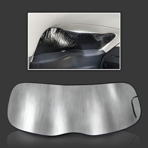 GalaxyAutoShield Custom Fit Rear Tailgate Window Sunshade for 2019 2020 2021 2022 2023 Lincoln Nautilus SUV, Accessories UV Reflector Privacy Insulated Protection (Made in USA)