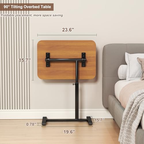 Plateau inclinable pour ordinateur portable et table de lit mobile