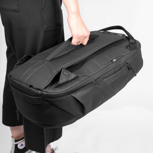 Image of Peak Design Travel Backpack 30L, Black, Expandable 27-33L Design, Rear and Top Access, Weatherproof Shell, Laptop Sleeve, Ideal for Travel or Everyday Carry, Versatile Backpack for Men and Women