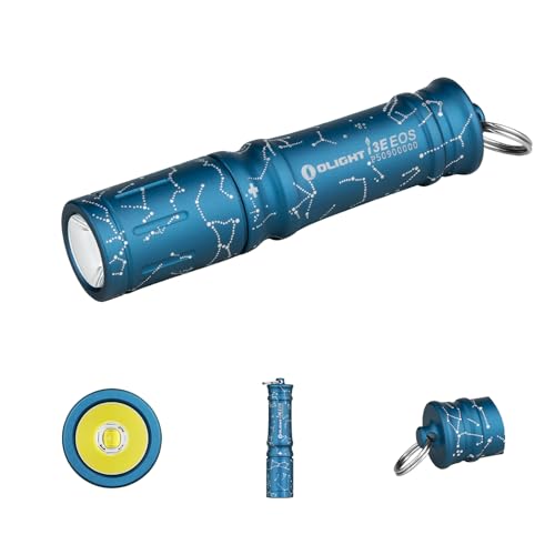 OLIGHT I3E EOS Mini LED Taschenlampe Schlüsselanhänger 90 Lumen und 44m Reichweite, kleine Flashlight Schlüsselbund Handlampe Wasserdicht IPX8, AAA Batterie, für Camping Summer Palm OLIGHT I3E EOS Mini LED Taschenlampe Schlüsselanhänger 90 Lumen und 44m Reichweite, kleine Flashlight Schlüsselbund Handlampe Wasserdicht IPX8, AAA Batterie, für Camping Summer Palm