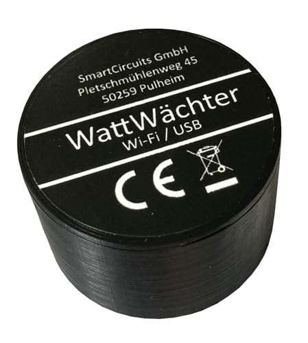 WattWächter Wi-Fi/USB IR Lesekopf für Stromzähler/SmartMeter/EHZ Tasmota vorinstalliert WLAN Volkszähler