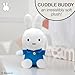 KIDS PREFERRED Miffy Plush Toy, 8 Inch Sitting Dutch Bunny Plush from Dick Bruna, Soft Boa Rabbit Bunny Stuffed Animal Plushie Doll for Girls and Boys