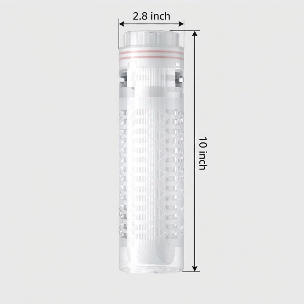 Opakowanie 4 Szt. Filtrów Membranowych PVDF Do Ultrafiltracji, Wkład 10-calowy Z Płaskim Końcem I 0,01 Mikrona, Do Całego Domu I Pod Zlew, Zmywalny, O Długiej Żywotności
