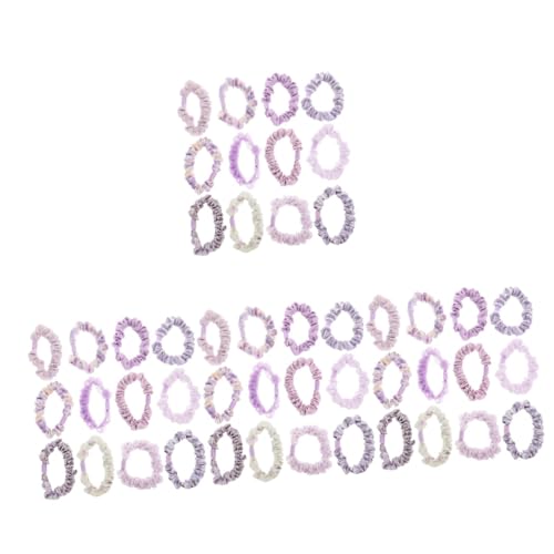 Élastiques à cheveux fleurs femmes pour queue de cheval : lot accessoires cheveux doux et résistants