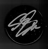 Simon Gagne Signed Blank Puck Flyers Lightning Kings Bruins - Autographed NHL Pucks