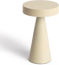 LEDKIA LIGHTING Catinca Beige Wireless LED Outdoor Table Lamp for Living Room, Kitchen, Bedroom