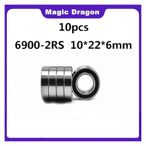 ETIFQ(ȓX) 10 ABEC-5 6900-2RS RS 10x22x6mm [aʎ _uV[ ^ZNV 6900 2rs ʎ(ABEC 1)