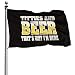 UDSNIS Titties & Beer That's Why I'm Here Funny Garden Flag 3 X 5 Flag For Outdoor Decorative Banner Black