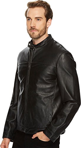 Cole Haan Men's Bonded Leather Moto Jacket3
