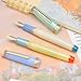 2PCS Jinhao 82 Fountain Pen Extra Fine Nib & Fine Nib with Converter, Mixed Morandi Gold Trim Writing Pen Set