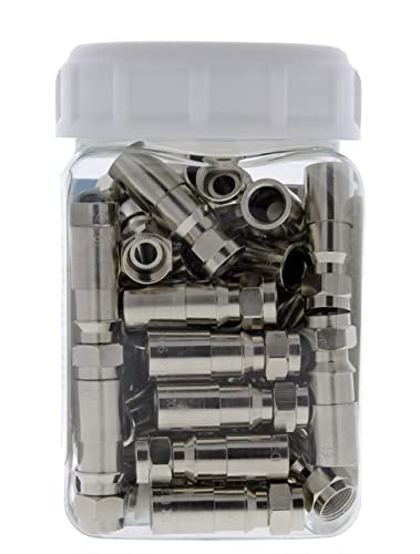 Ideal RTQ RG-6 RTQ 92-650 Compression Connector Pack 50 miniatura 5