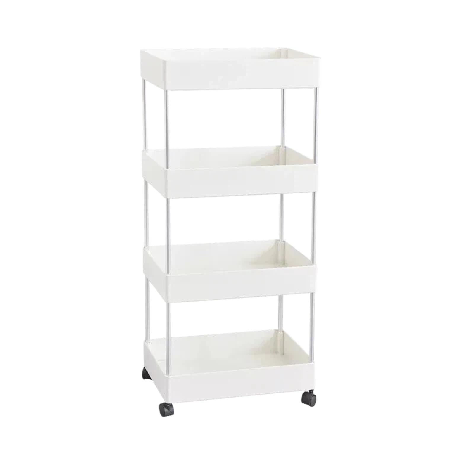 FZL02068LM Kitchen Trolley Rolling Storage Cart Movable Utility Shelf with Wheels for Home Organization(Large)