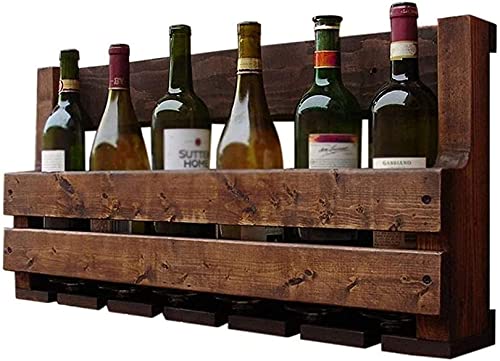 Soporte para Botellas de Vino de Madera Maciza CGF 70x13x35 cm