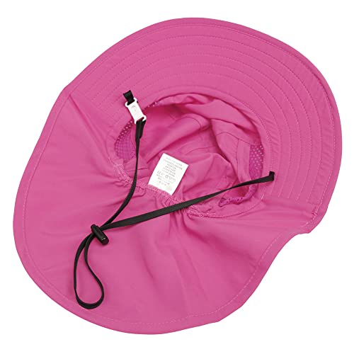 Baby Sun Protection Hat For Infant Toddlers Boys Girls Upf 50+ Sunhat For Outdoor Beach Swim (3-24 Months, Rose Red) #TOP7