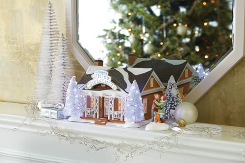 Edificio Iluminado Department 56 Snow Village de Cerámica Coleccionable 8