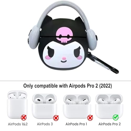 Image of YODI Case Cover for Airpods Pro|Pro 2|Airpods Pro 3|Airpods 4 Pouch, Silicone Cases with Cleaner Kit 360 Drop Protection,Shock-Resistant ([Headphone - Koromi ], Airpods Pro /Pro 2)