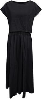 Vestido de verano para mujer, vestido de invitado de boda, colorido, amarillo, largo hasta la rodilla, vestido de chaleco, elegante, negro, azul, blanco, trajes para invitados de boda, vestido con