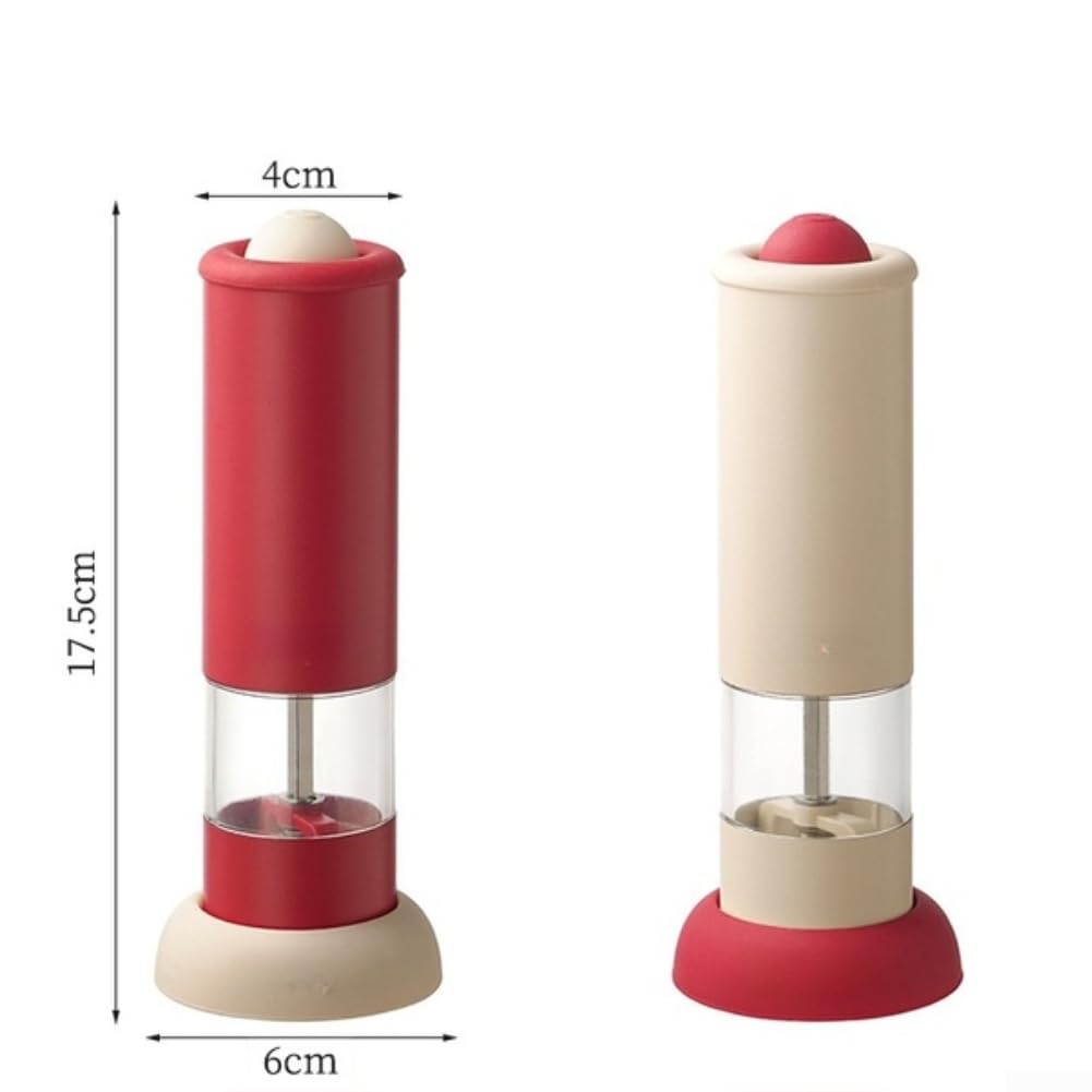 Moulin à sel automatique pour cuisine - Utilisation à une main - Compact (2