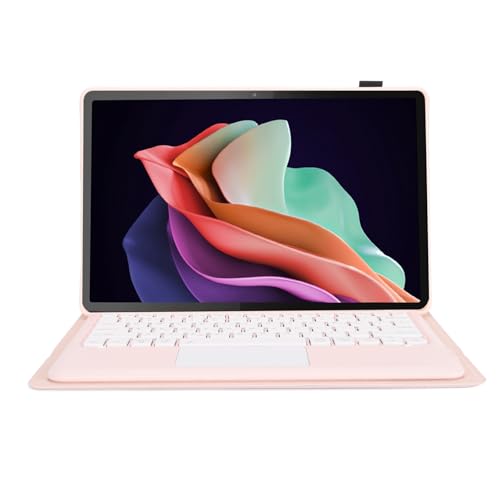 Funda para Teclado con Teclado para Tab P12, Funda para Teclado de TPU de 12,7 Pulgadas con Teclado Magnético Desmontable, Soporte para Lápiz Táctil, Teclado Bluetooth con Funda