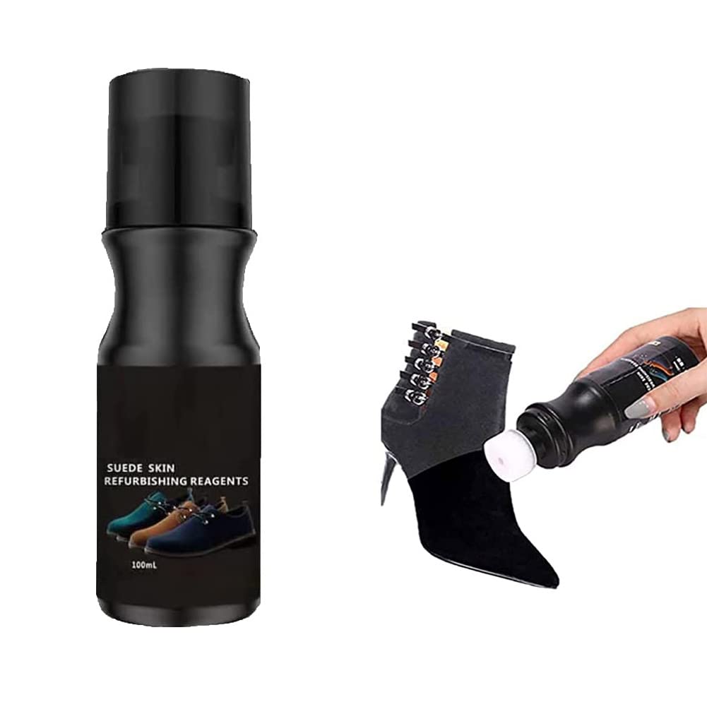 100ml Suede Color Repair Agent,Suede Renovator Spray,Shoe Cleaner Spray,Suede Shoe Cleaner,Leather Color Restorer,Suede Color Restorer,Suitable for sneaker,Suede,Leather and Nubuck Shoes